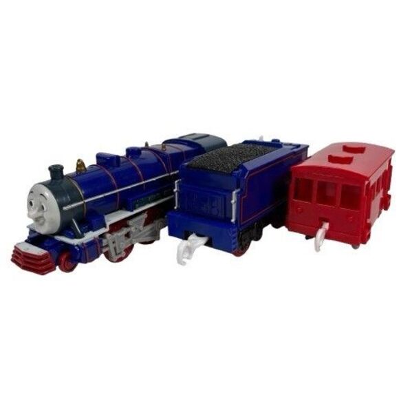 Thomas & Friends Trackmaster Motorized Train HANK TENDER Set COMPLETE 2008 VIDEO - Picture 1 of 16